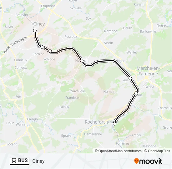 BUS Line Map