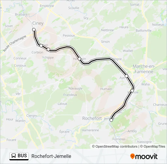 BUS Line Map