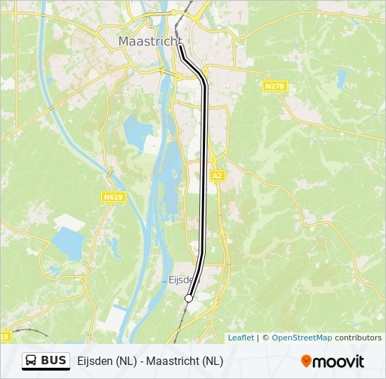 Plan de la ligne BUS 