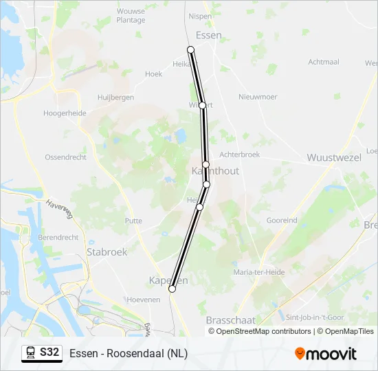 S32 Train Line Map