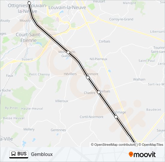 BUS Line Map