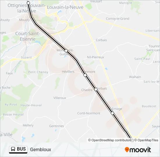BUS Line Map