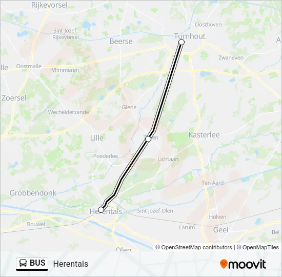 BUS Line Map