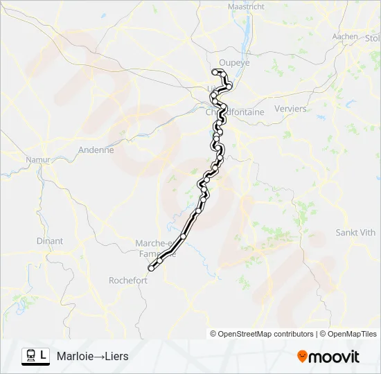 L Train Line Map