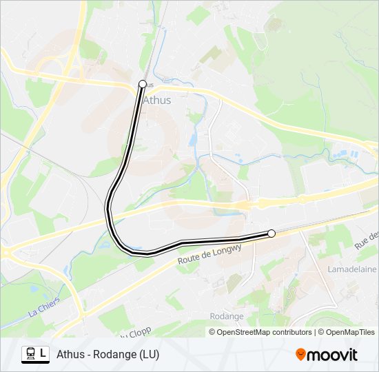 L train Line Map