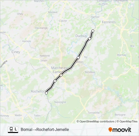 L Train Line Map