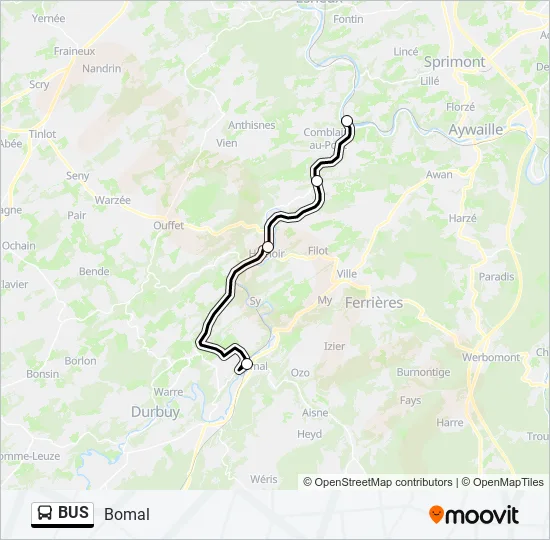BUS Line Map