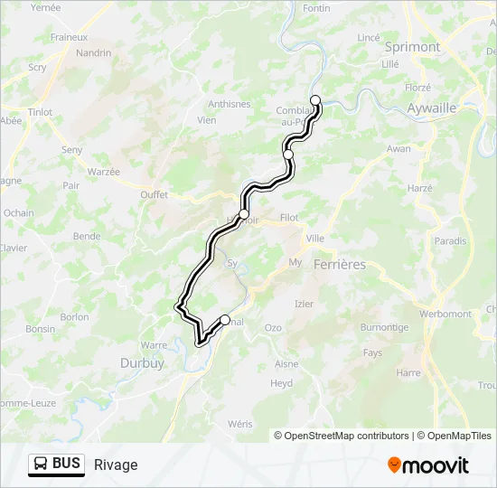 BUS Line Map