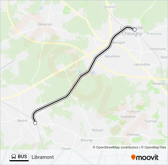 BUS Lijnkaart
