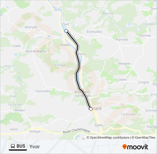 BUS Line Map