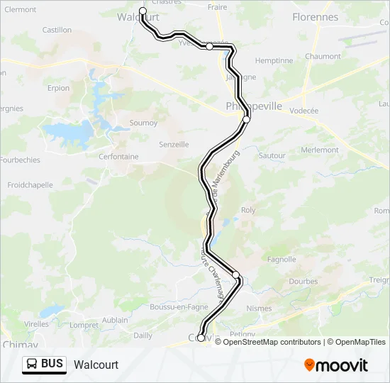 BUS Line Map