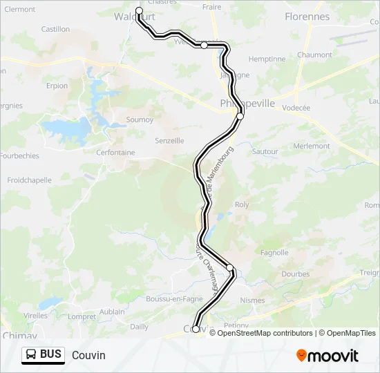 BUS Line Map