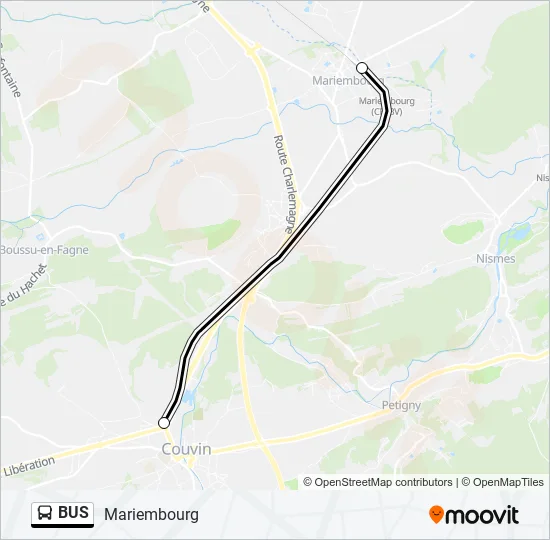 BUS Line Map