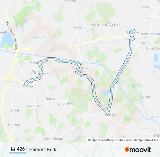 426 Bus Line Map