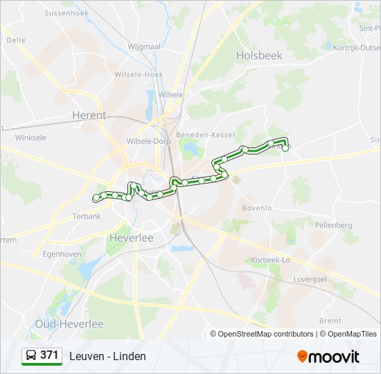 371 bus Line Map