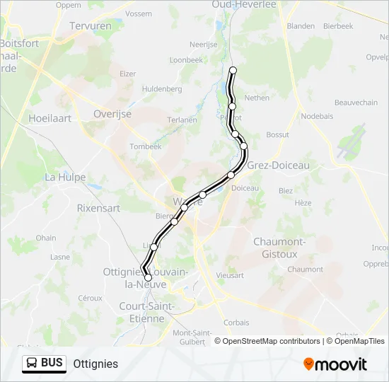 BUS Line Map