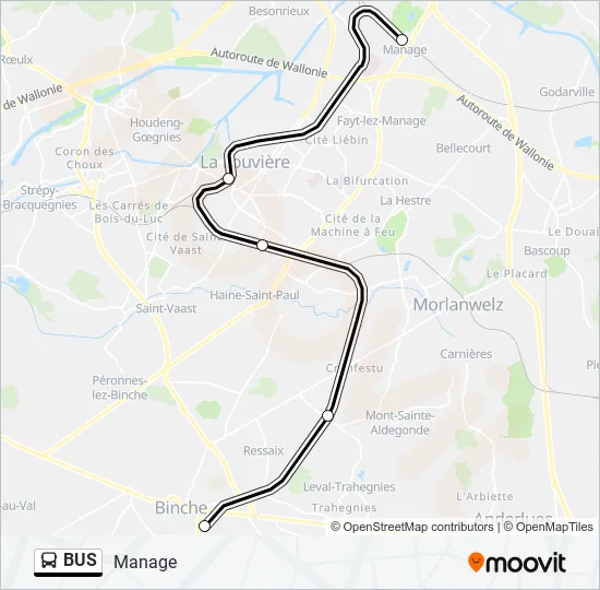 BUS Line Map