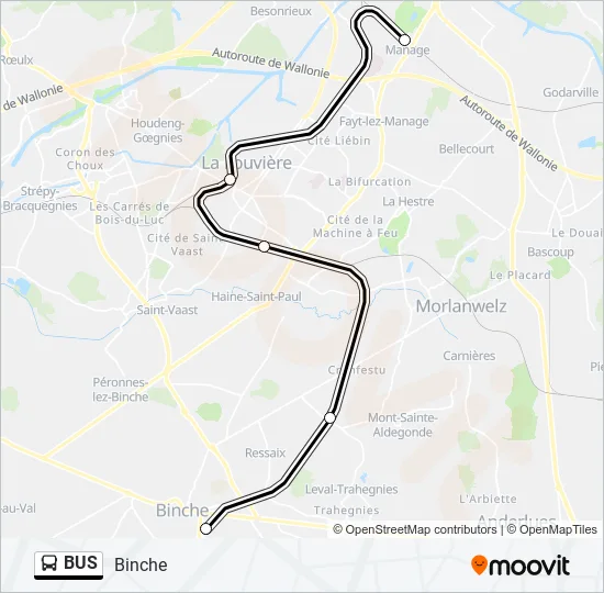 BUS Line Map