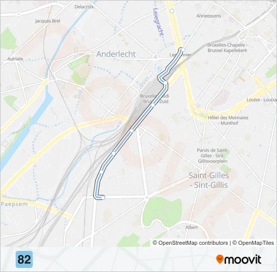 82 Light Rail Line Map