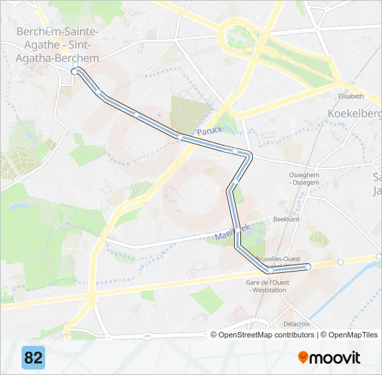 82 Light Rail Line Map