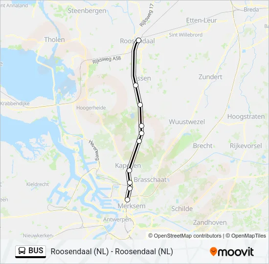 BUS Line Map