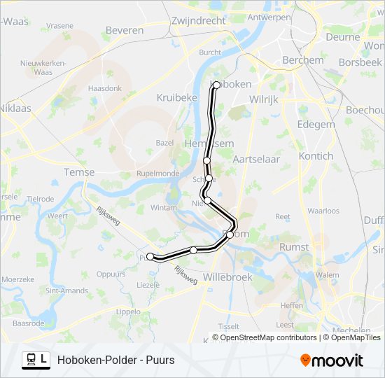 L Train Line Map