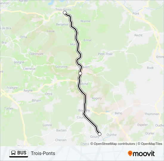 BUS Line Map