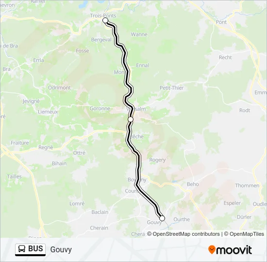 BUS Line Map