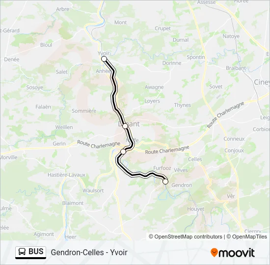 BUS Line Map