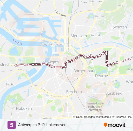 5 Light Rail Line Map