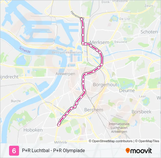 6 Light Rail Line Map
