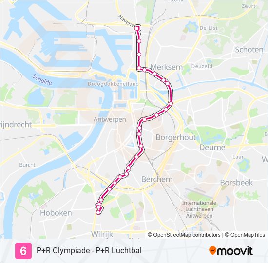 6 light rail Line Map