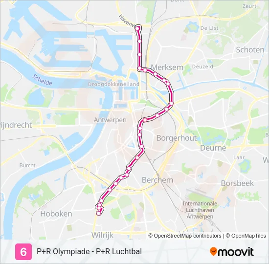 6 Light Rail Line Map