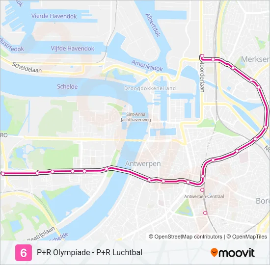6 Light Rail Line Map