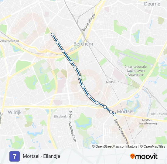 7 Light Rail Line Map