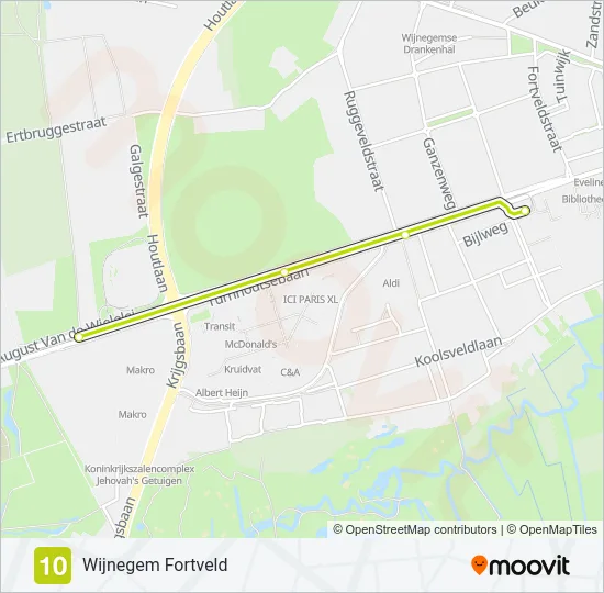 10 Light Rail Line Map