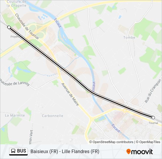 BUS Line Map