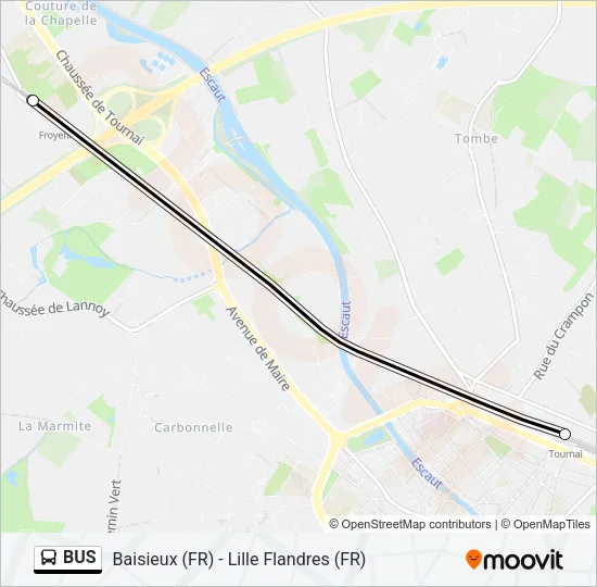 BUS Line Map