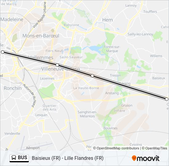 BUS Line Map