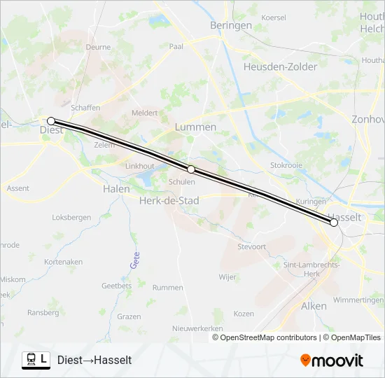 L Train Line Map