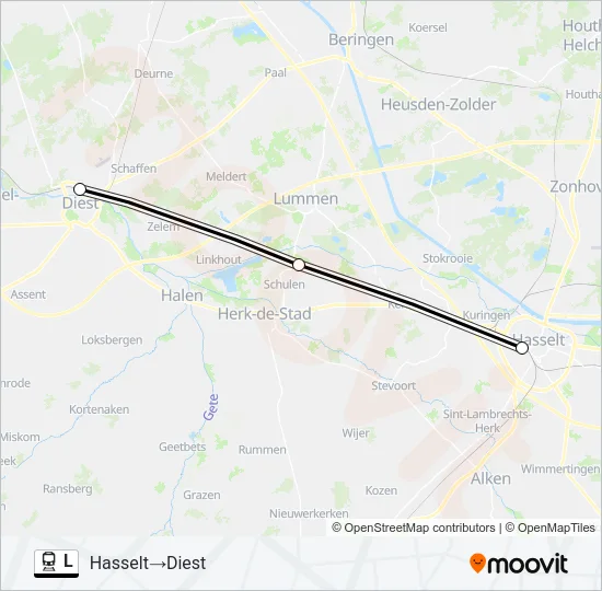 L Train Line Map