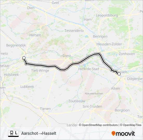 L Train Line Map