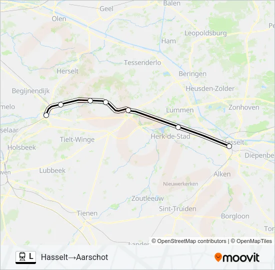 L Train Line Map