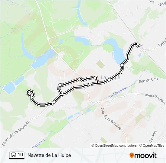 10 Bus Line Map