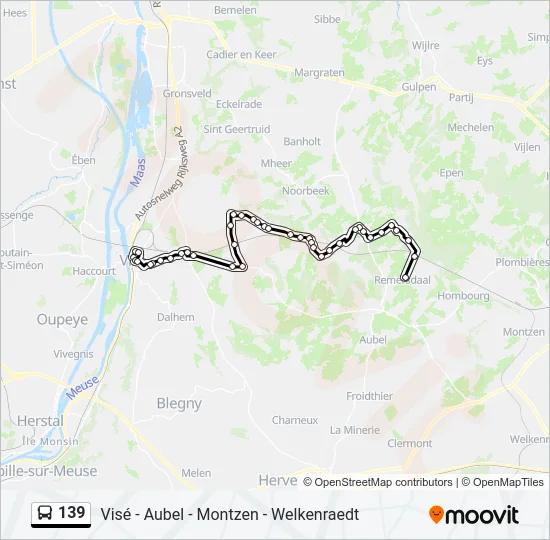 139 Bus Line Map