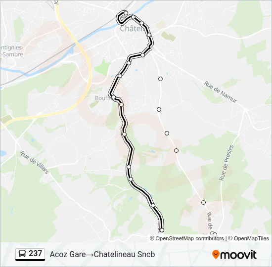 237 Bus Line Map