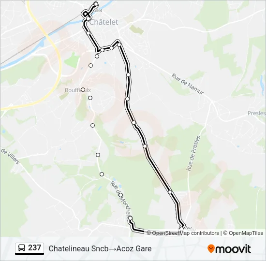 237 Bus Line Map