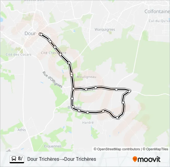 8/ Bus Line Map