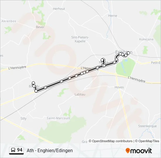 94 Bus Line Map