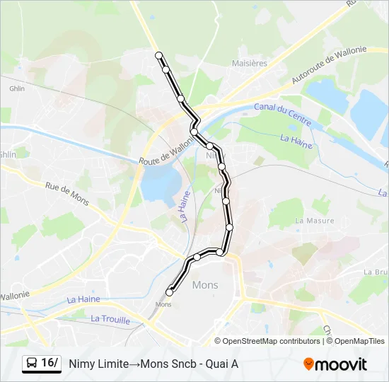 16/ Bus Line Map